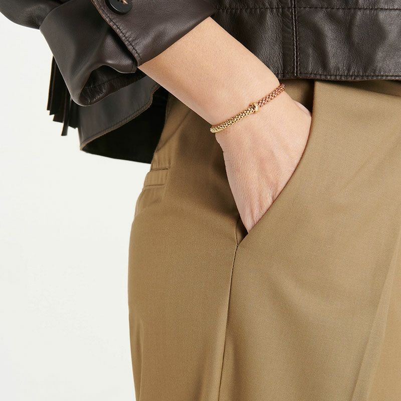 FOPE SOLO COLLECTION  FLEX'IT フォッペ ソロ コレクション フレグジット ブレスレット M 01M06B2_BB_2_XBX_00M