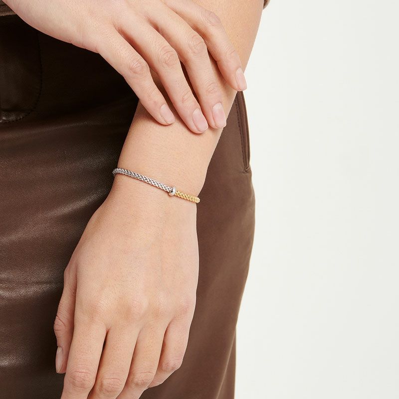 FOPE PRIMA COLLECTION  FLEX'IT フォッペ プリマ コレクション フレグジット ブレスレット M 01M08B2_BB_2_XBX_00M