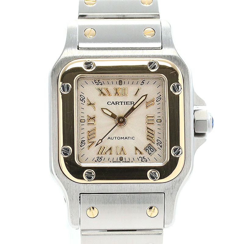 【中古】CARTIER SANTOS GALBEE SMALL MODEL 20TH ANNIVERSARY EDITION カルティエ サントスガルベ SM 20周年記念モデル W20045C4