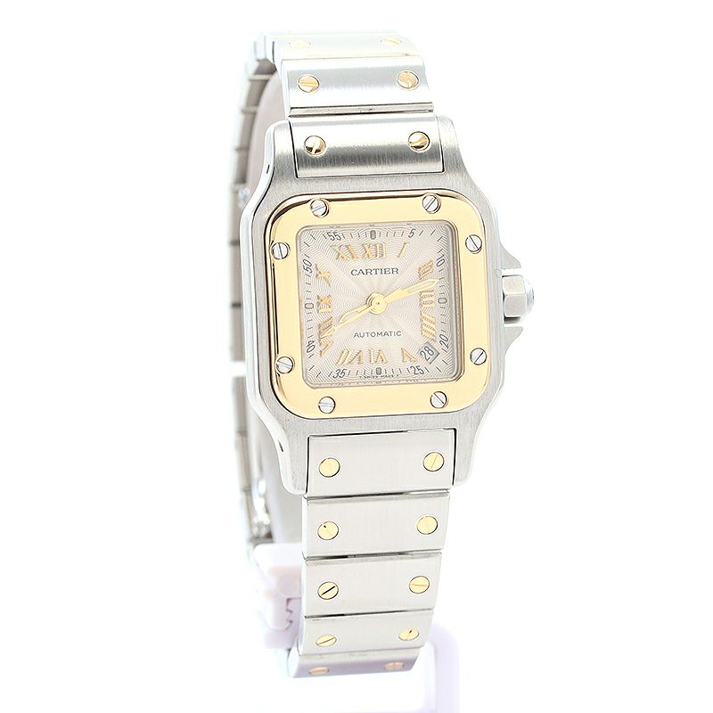 【中古】CARTIER SANTOS GALBEE SMALL MODEL 20TH ANNIVERSARY EDITION カルティエ サントスガルベ SM 20周年記念モデル W20045C4