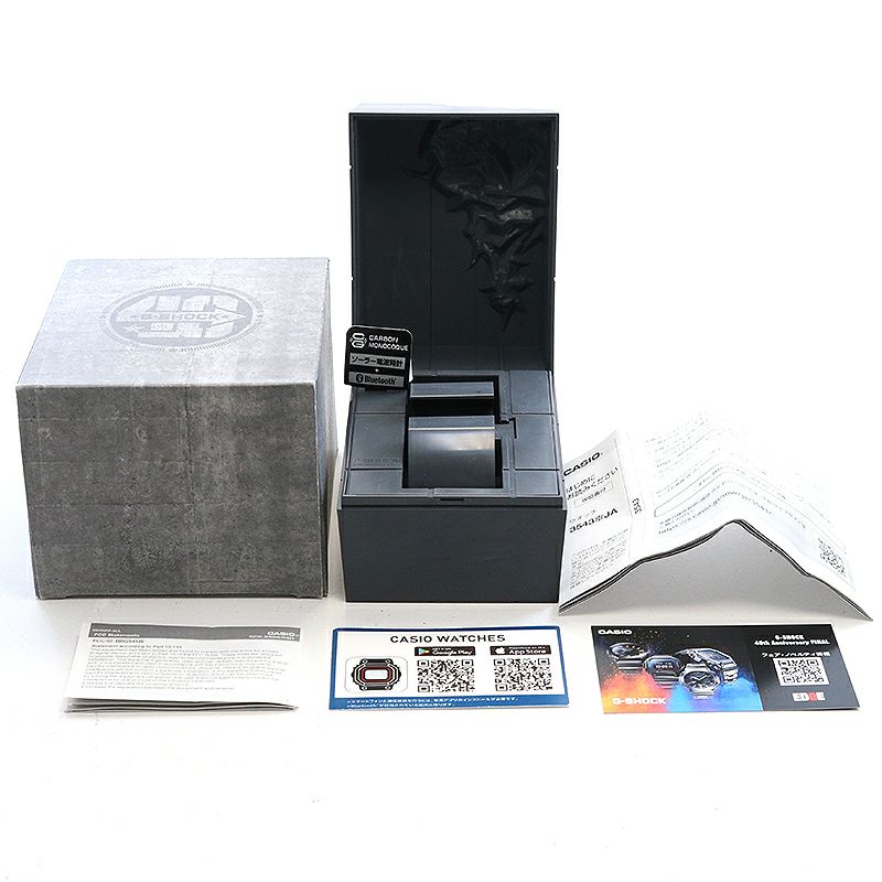 【中古】CASIO G-SHOCK 5000 SERIES 40TH ANNIVERSARY CARBON EDITION カシオ Gショック 5000シリーズ 40周年記念 カーボンエディション GCW-B5000UN-1JR