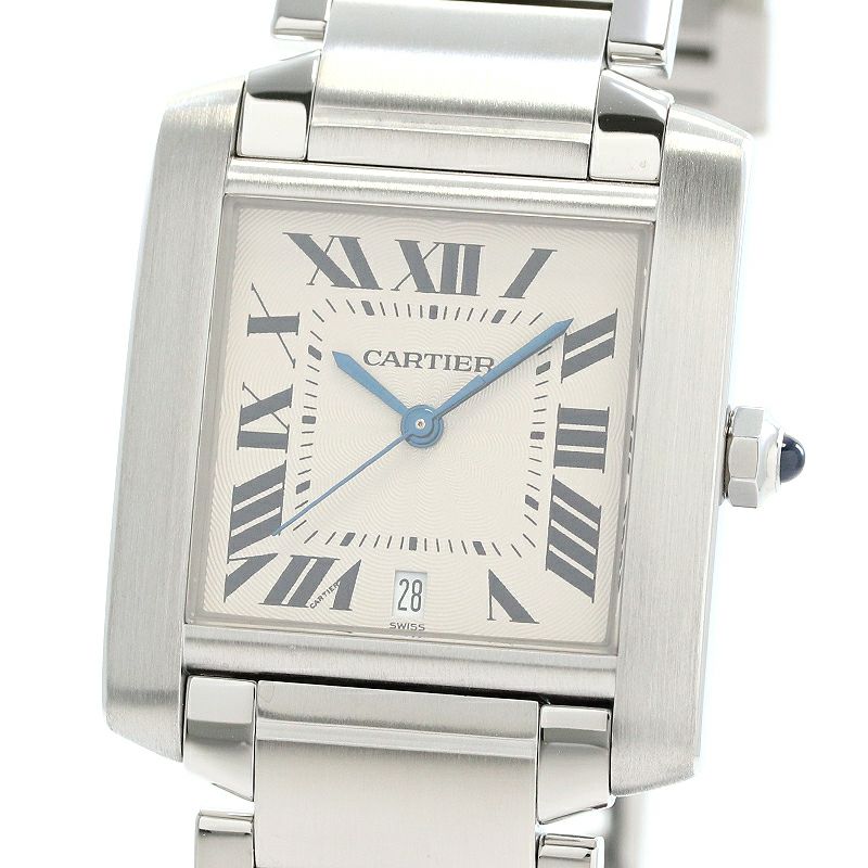 【中古】CARTIER TANK FRANCAISE LARGE MODEL カルティエ タンク フランセーズ LM W51002Q3