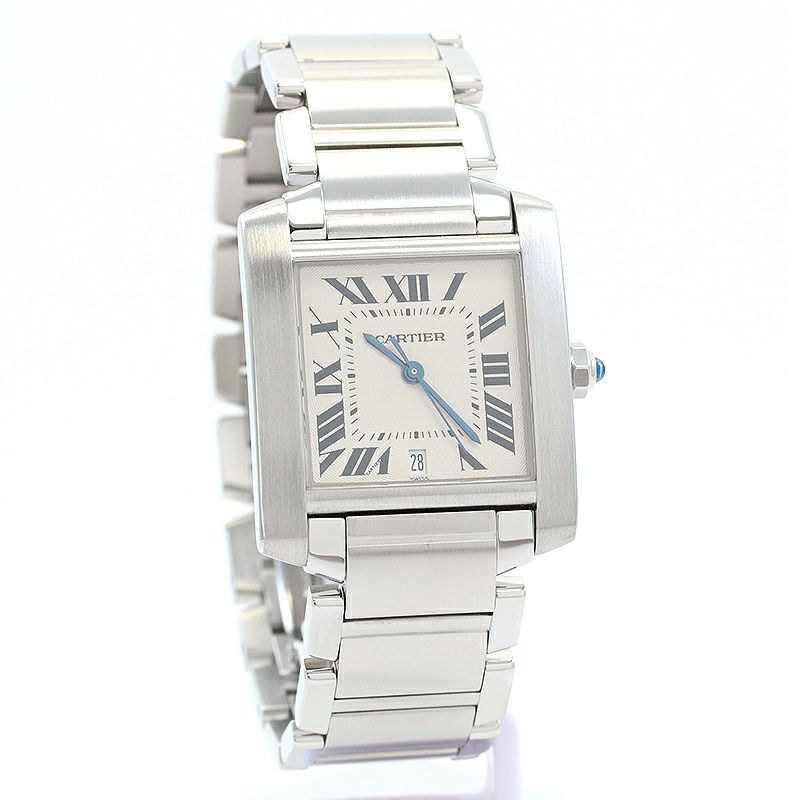 【中古】CARTIER TANK FRANCAISE LARGE MODEL カルティエ タンク フランセーズ LM W51002Q3