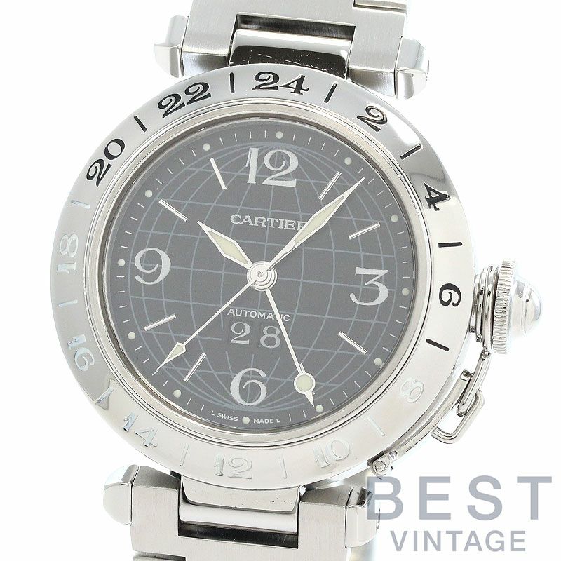 【中古】CARTIER PASHA C DE CARTIER MERIDIAN 35MM カルティエ パシャ C ドゥ カルティエ メリディアン 35MM W31049M7