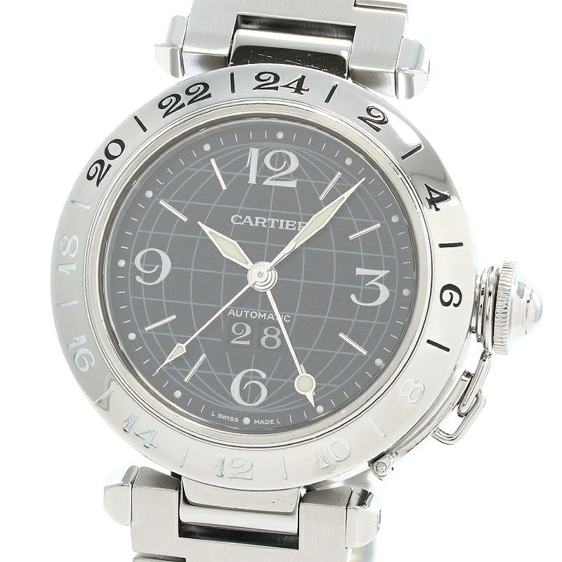 【中古】CARTIER PASHA C DE CARTIER MERIDIAN 35MM カルティエ パシャ C ドゥ カルティエ メリディアン 35MM W31049M7