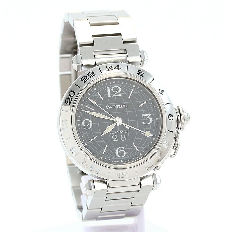 【中古】CARTIER PASHA C DE CARTIER MERIDIAN 35MM カルティエ パシャ C ドゥ カルティエ メリディアン 35MM W31049M7