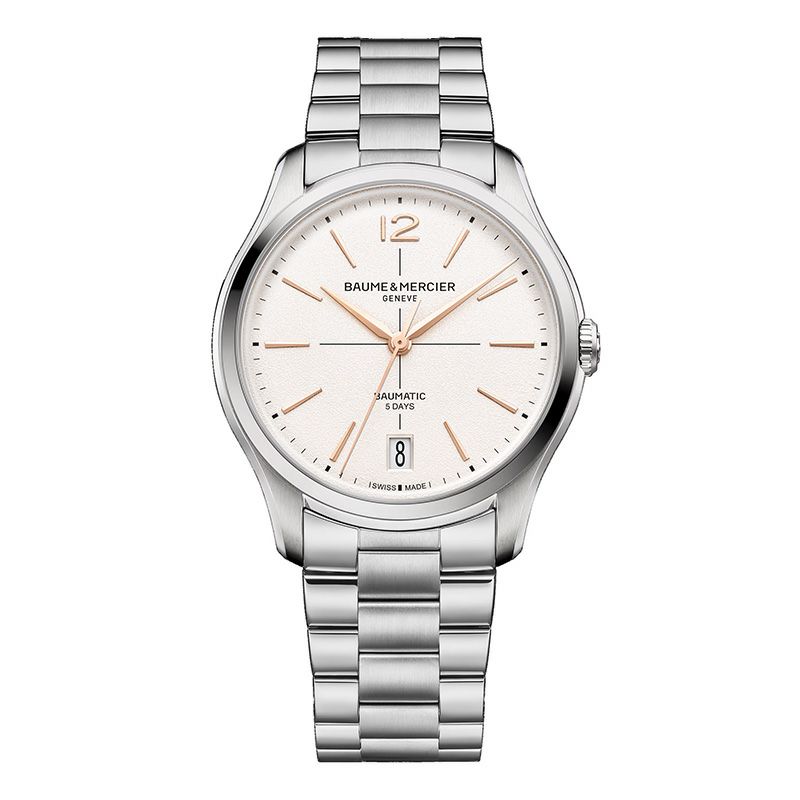 BAUME＆MERCIER Clifton Baumatic White M0A10793 ボーム＆メルシエ