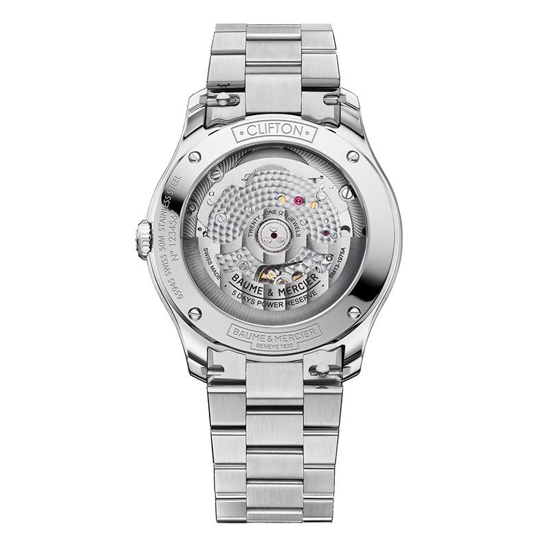 BAUME＆MERCIER Clifton Baumatic White M0A10793 ボーム＆メルシエ