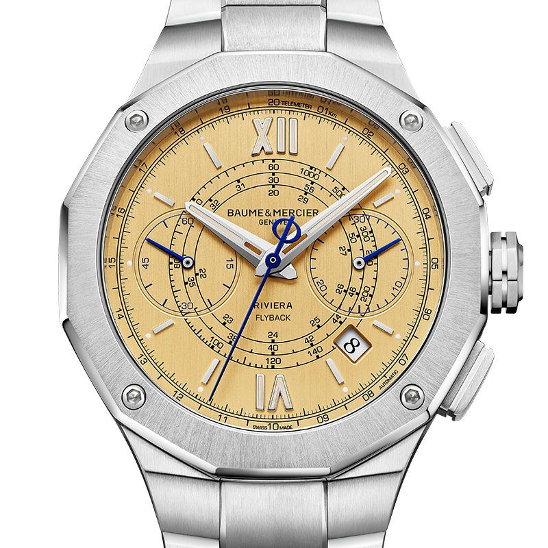 BAUME＆MERCIER <br>Riviera Chronograph Flyback - 41mm M0A10828 <br>ボーム＆メルシエ <br>リビエラ クロノグラフ フライバック - 41mm <br>M0A10828