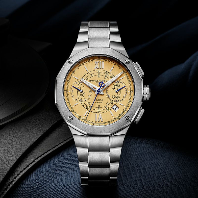 BAUME＆MERCIER <br>Riviera Chronograph Flyback - 41mm M0A10828 <br>ボーム＆メルシエ <br>リビエラ クロノグラフ フライバック - 41mm <br>M0A10828