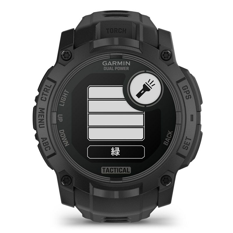 GARMIN INSTINCT DUAL POWER デジタル腕時計 ジャンク扱 Instinct 2X Dual Power Tactical Edition (インスティンクト