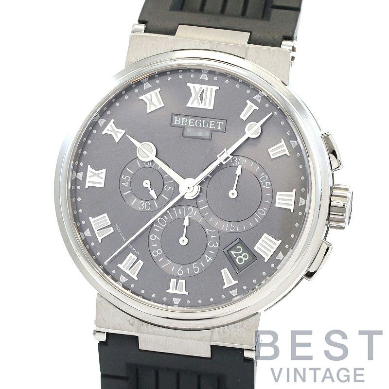 【中古】BREGUET MARINE CHRONOGRAPHE 5527 ブレゲ マリーン クロノグラフ 5527 5527TI/G2/5WV(G5527TIG25WV)