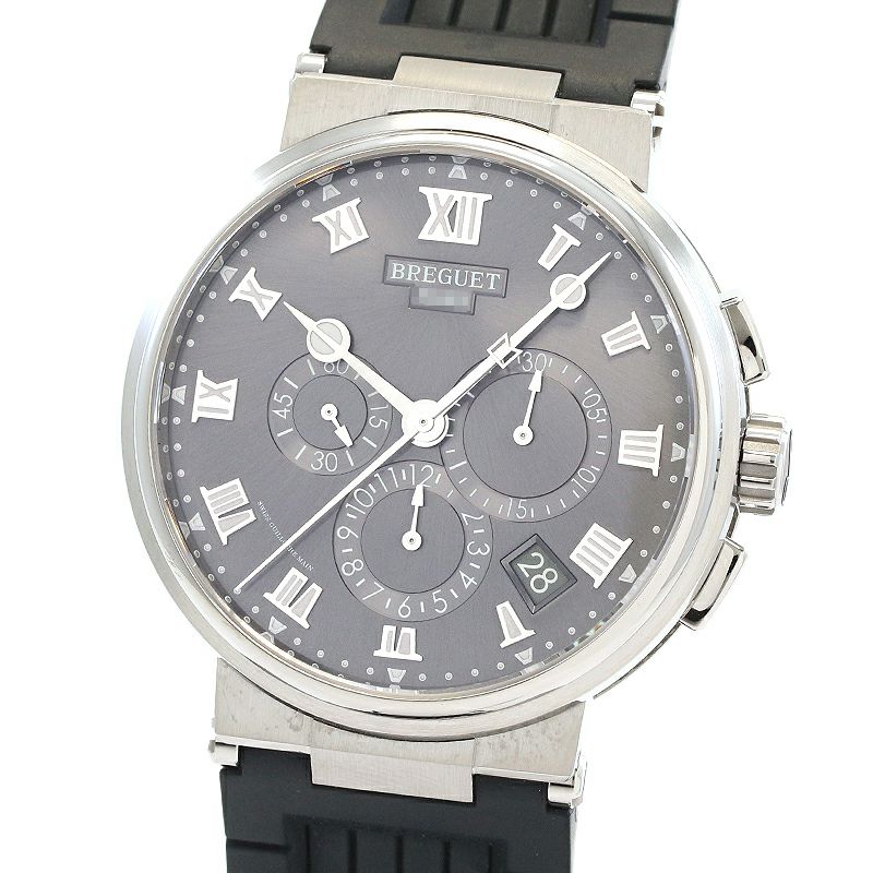 【中古】BREGUET MARINE CHRONOGRAPHE 5527 ブレゲ マリーン クロノグラフ 5527 5527TI/G2/5WV(G5527TIG25WV)