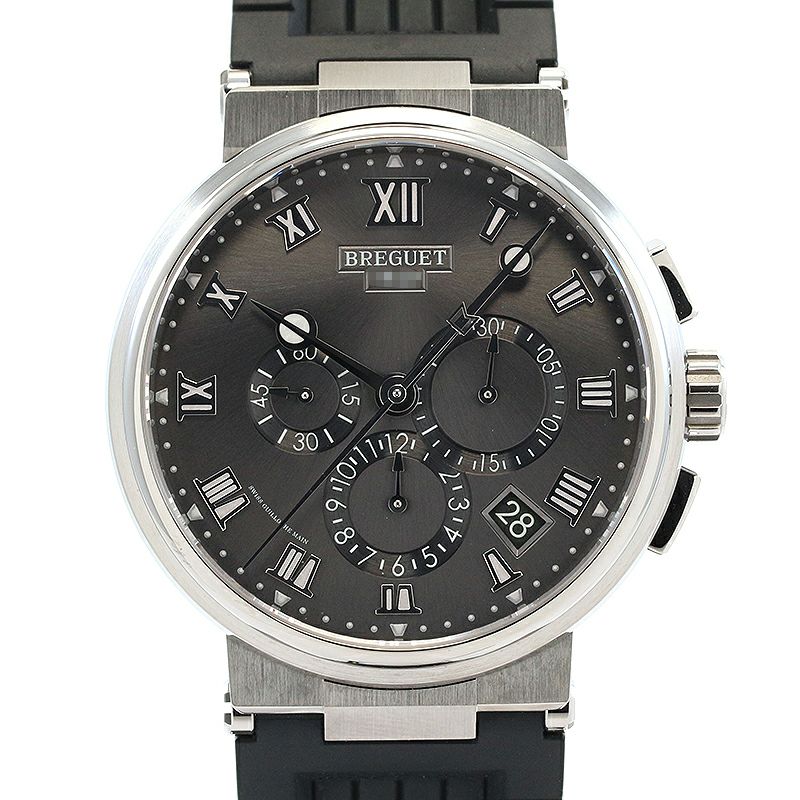 【中古】BREGUET MARINE CHRONOGRAPHE 5527 ブレゲ マリーン クロノグラフ 5527 5527TI/G2/5WV(G5527TIG25WV)