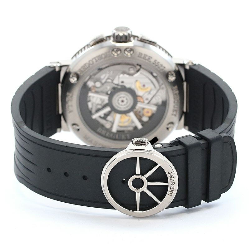 【中古】BREGUET MARINE CHRONOGRAPHE 5527 ブレゲ マリーン クロノグラフ 5527 5527TI/G2/5WV(G5527TIG25WV)