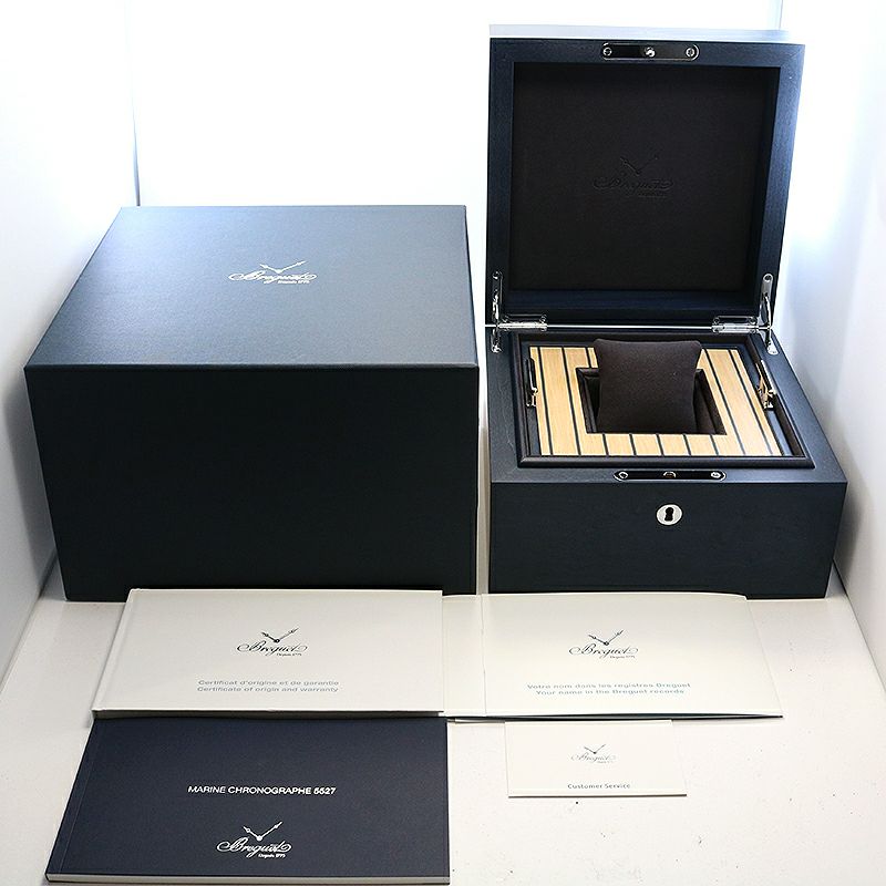 【中古】BREGUET MARINE CHRONOGRAPHE 5527 ブレゲ マリーン クロノグラフ 5527 5527TI/G2/5WV(G5527TIG25WV)