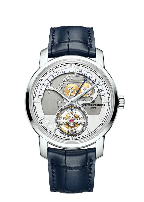 VACHERON CONSTANTIN TRADITIONNELLE TOURBILLON RETROGRADE DATE OPENFACE ヴァシュロン・コンスタンタン トラディショナル ・ トゥールビヨン ・ レトログラード ・ デイト ・ オープンフェイス 6010T/000P-H055
