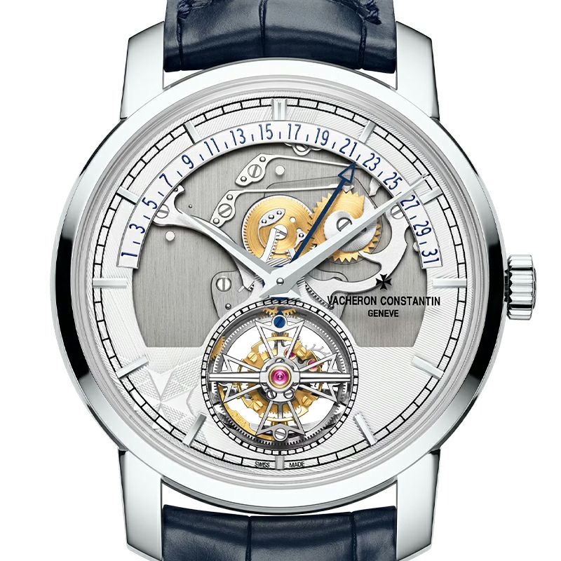 VACHERON CONSTANTIN TRADITIONNELLE TOURBILLON RETROGRADE DATE OPENFACE ヴァシュロン・コンスタンタン トラディショナル ・ トゥールビヨン ・ レトログラード ・ デイト ・ オープンフェイス 6010T/000P-H055