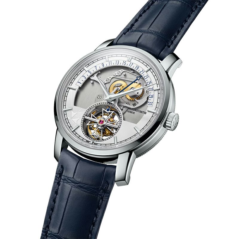 VACHERON CONSTANTIN TRADITIONNELLE TOURBILLON RETROGRADE DATE OPENFACE ヴァシュロン・コンスタンタン トラディショナル ・ トゥールビヨン ・ レトログラード ・ デイト ・ オープンフェイス 6010T/000P-H055