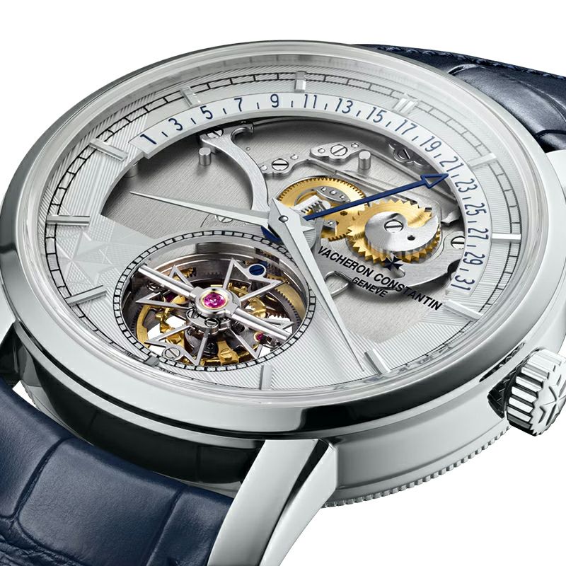 VACHERON CONSTANTIN TRADITIONNELLE TOURBILLON RETROGRADE DATE OPENFACE ヴァシュロン・コンスタンタン トラディショナル ・ トゥールビヨン ・ レトログラード ・ デイト ・ オープンフェイス 6010T/000P-H055