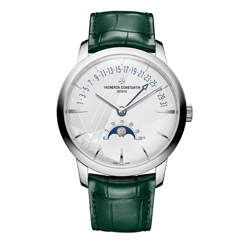 VACHERON CONSTANTIN PATRIMONY MOON PHASE RETROGRADE DATE ヴァシュロン・コンスタンタン パトリモニー ・ ムーンフェイズ ・ レトログラード ・ デイト 4010U/000G-H057