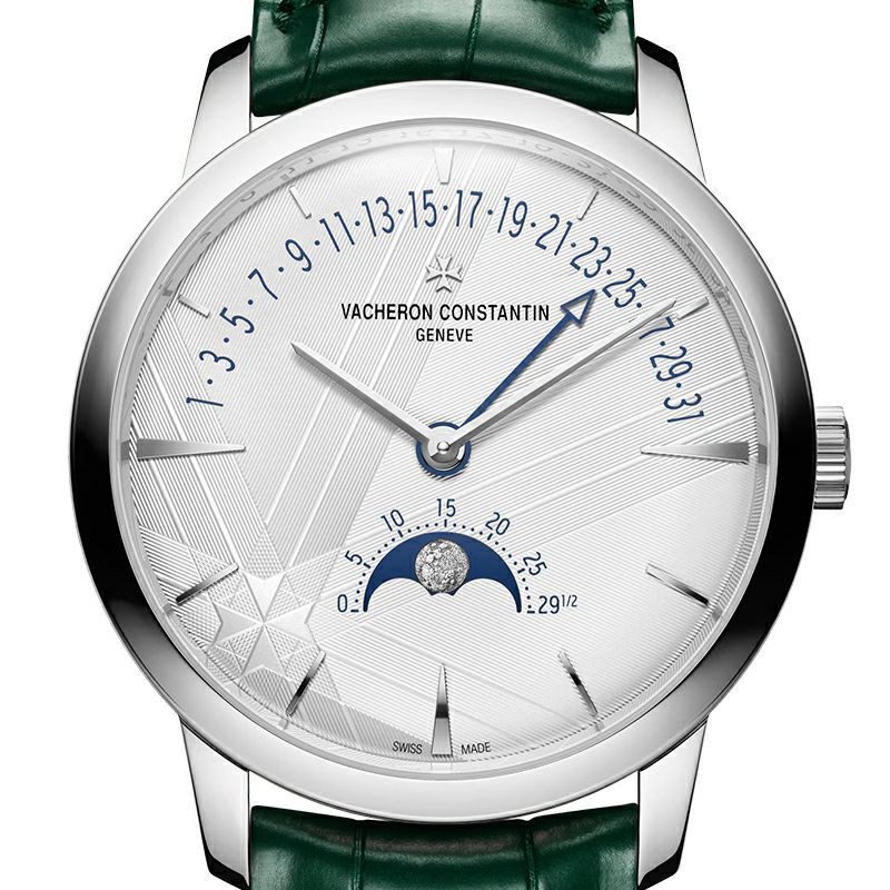 VACHERON CONSTANTIN PATRIMONY MOON PHASE RETROGRADE DATE ヴァシュロン・コンスタンタン パトリモニー ・ ムーンフェイズ ・ レトログラード ・ デイト 4010U/000G-H057