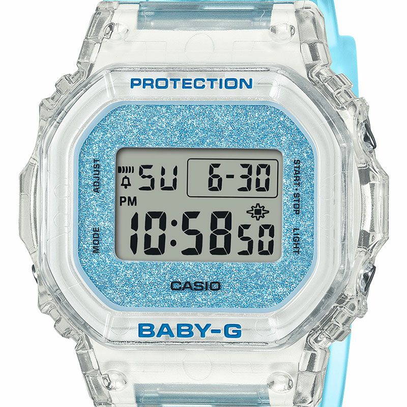 BABY-G（ベビージー）シースルーデザイン ブルー BGD-565SJ-2JF BGD-565SJ SERIES | CASIO