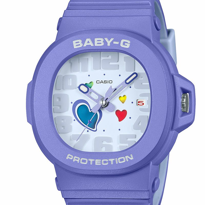 【新品未使用＆箱付き】ベビージー Baby-G BGA-131-6B ネオン 紫 楽天市場】カシオ Baby-G レディース 腕時計 Crazy Neon Series