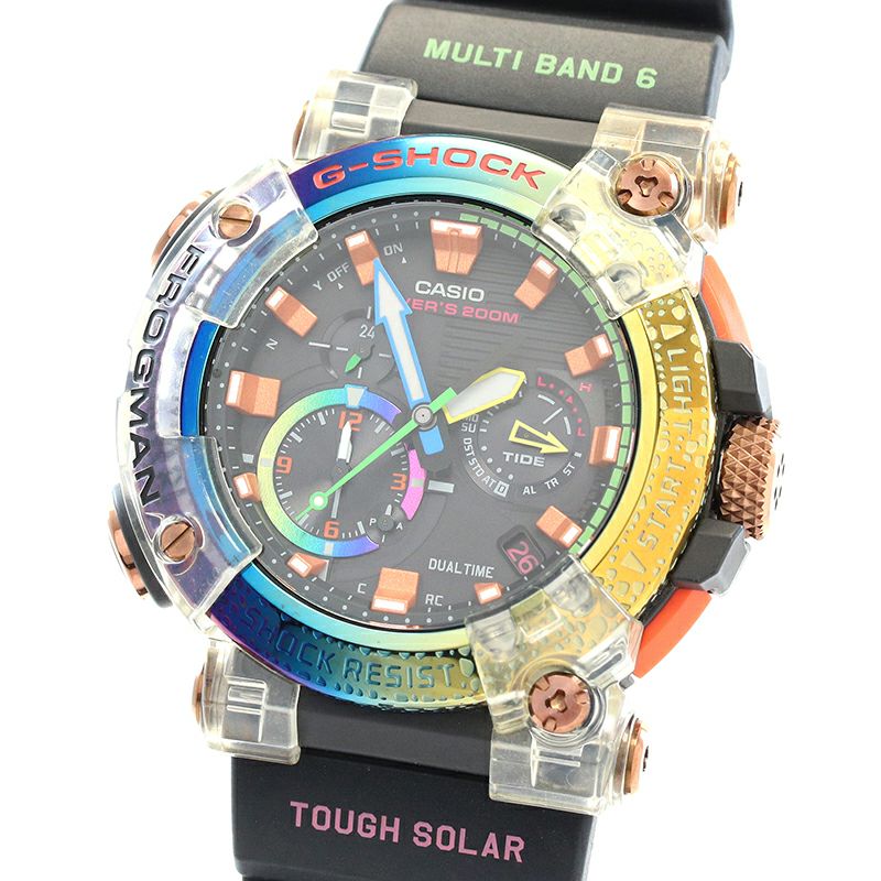 【中古】CASIO G-SHOCK FROGMAN BORNEO RAINBOW TOAD カシオ Gショック フロッグマン ボルネオ・レインボー・トード GWF-A1000BRT-1AJR