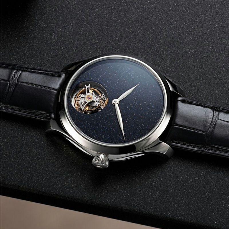 H.Moser ＆ Cie. <br>ENDEAVOUR TOURBILLON CONCEPT AVENTURINE <br>H.モーザー <br>エンデバー・トゥールビヨン コンセプト アベンチュリン <br>1804-1219