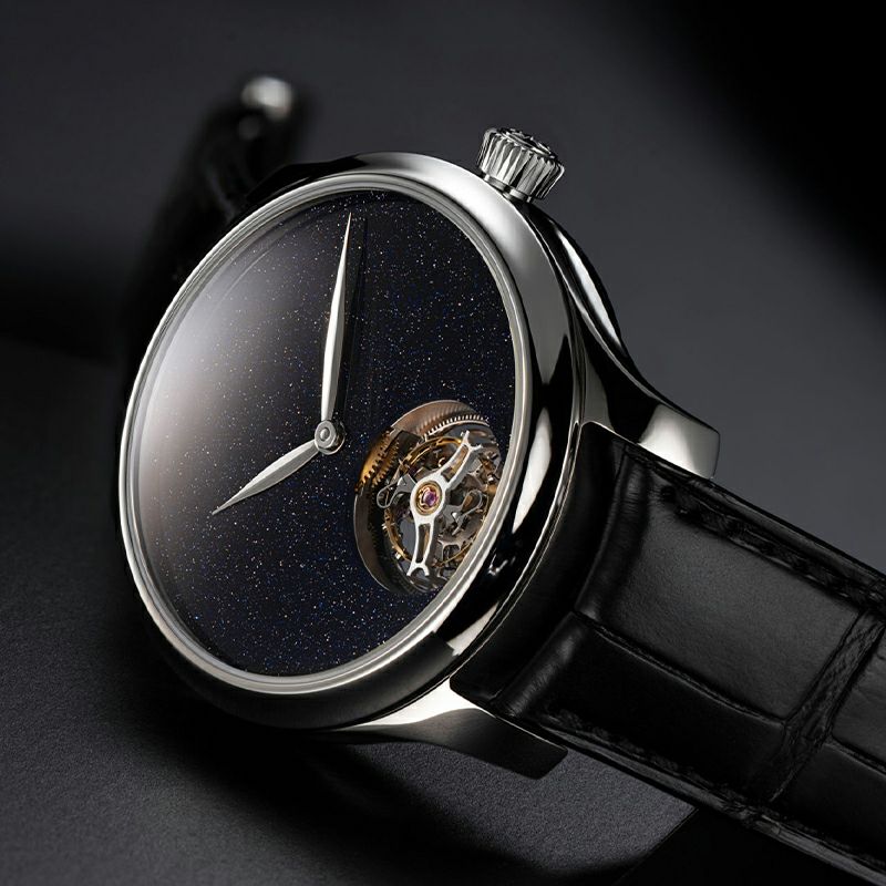 H.Moser ＆ Cie. <br>ENDEAVOUR TOURBILLON CONCEPT AVENTURINE <br>H.モーザー <br>エンデバー・トゥールビヨン コンセプト アベンチュリン <br>1804-1219