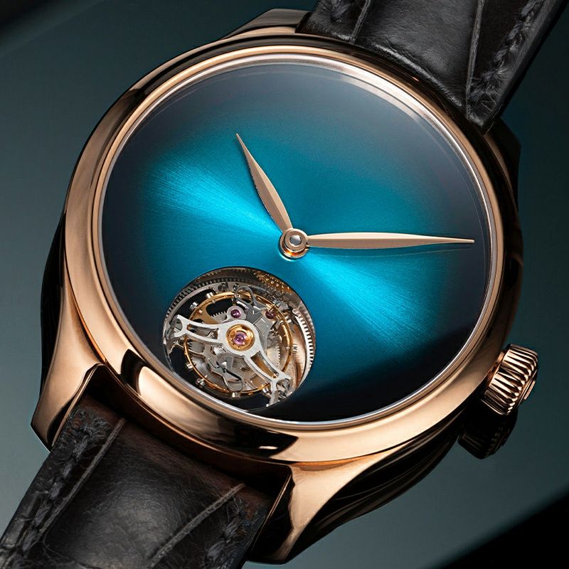 H.Moser ＆ Cie. <br>ENDEAVOUR TOURBILLON CONCEPT BLUE LAGOON <br>H.モーザー <br>エンデバー・トゥールビヨン コンセプト ブルーラグーン <br>1804-0406