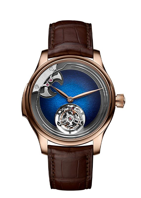 H.Moser ＆ Cie. <br>ENDEAVOUR CONCEPT MINUTE REPEATER TOURBILLON AQUA BLUE <br>H.モーザー <br>エンデバー・コンセプト ミニッツリピーター トゥールビヨン アクア ブルー <br>1904-0400