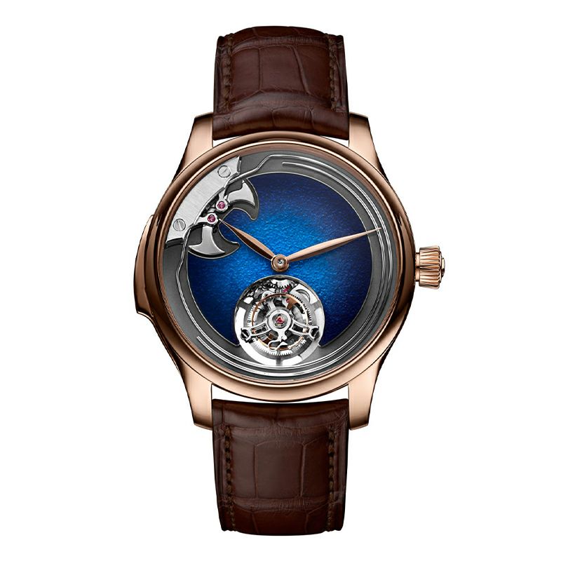 H.Moser ＆ Cie. <br>ENDEAVOUR CONCEPT MINUTE REPEATER TOURBILLON AQUA BLUE <br>H.モーザー <br>エンデバー・コンセプト ミニッツリピーター トゥールビヨン アクア ブルー <br>1904-0400