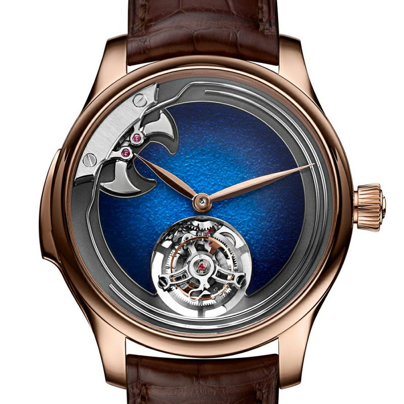 H.Moser ＆ Cie. <br>ENDEAVOUR CONCEPT MINUTE REPEATER TOURBILLON AQUA BLUE <br>H.モーザー <br>エンデバー・コンセプト ミニッツリピーター トゥールビヨン アクア ブルー <br>1904-0400