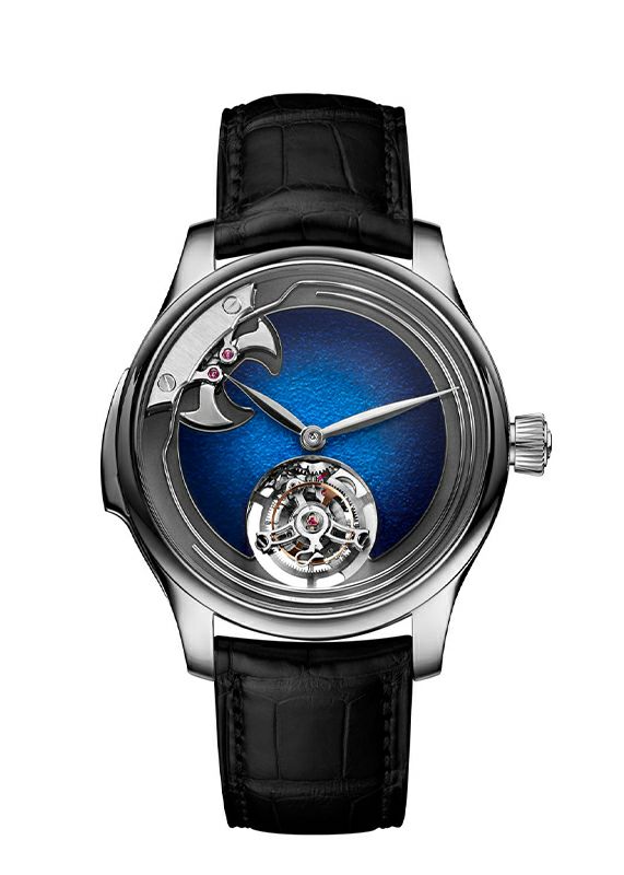 H.Moser ＆ Cie. <br>ENDEAVOUR CONCEPT MINUTE REPEATER TOURBILLON AQUA BLUE <br>H.モーザー <br>エンデバー・コンセプト ミニッツリピーター トゥールビヨン アクア ブルー <br>1904-0500