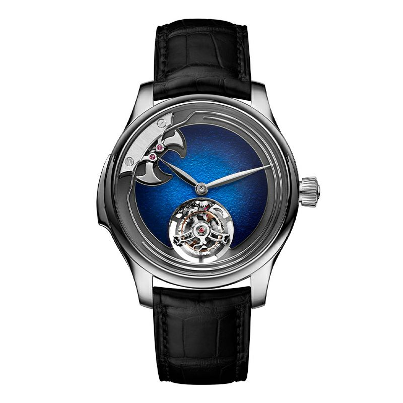 H.Moser ＆ Cie. <br>ENDEAVOUR CONCEPT MINUTE REPEATER TOURBILLON AQUA BLUE <br>H.モーザー <br>エンデバー・コンセプト ミニッツリピーター トゥールビヨン アクア ブルー <br>1904-0500