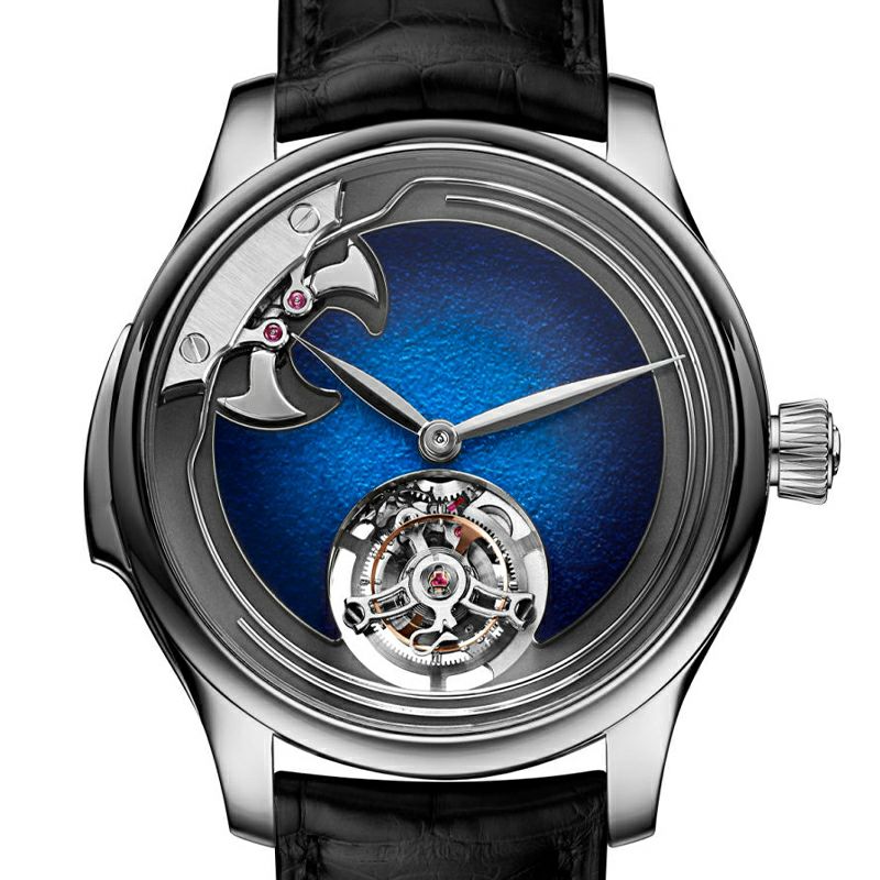 H.Moser ＆ Cie. <br>ENDEAVOUR CONCEPT MINUTE REPEATER TOURBILLON AQUA BLUE <br>H.モーザー <br>エンデバー・コンセプト ミニッツリピーター トゥールビヨン アクア ブルー <br>1904-0500