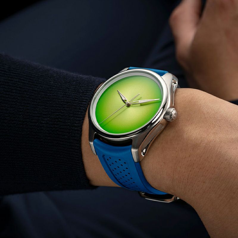 H.Moser ＆ Cie. <br>PIONEER CENTRE SECONDS CONCEPT CITRUS GREEN <br>H.モーザー <br>パイオニア・センターセコンド コンセプト シトラスグリーン <br>3201-1204