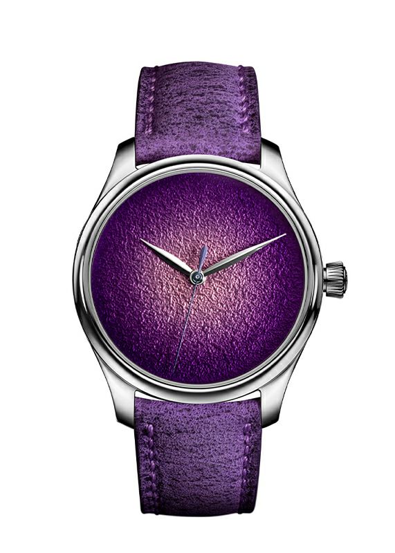 H.Moser ＆ Cie. <br>ENDEAVOUR CENTRE SECONDS CONCEPT PURPLE ENAMEL <br>H.モーザー <br>エンデバー・センターセコンド コンセプト パープルエナメル <br>1201-1200