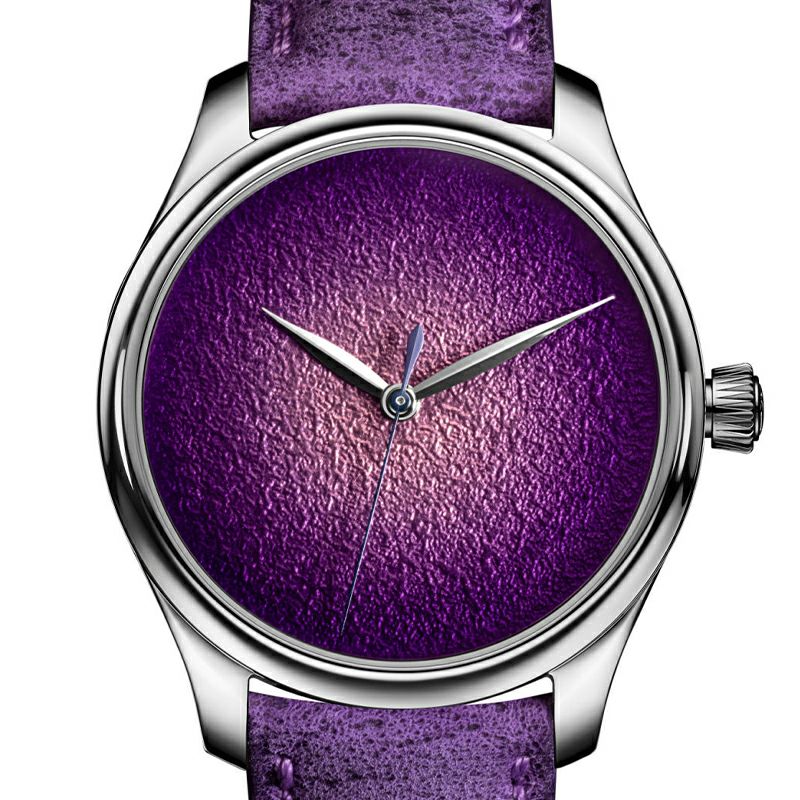 H.Moser ＆ Cie. <br>ENDEAVOUR CENTRE SECONDS CONCEPT PURPLE ENAMEL <br>H.モーザー <br>エンデバー・センターセコンド コンセプト パープルエナメル <br>1201-1200