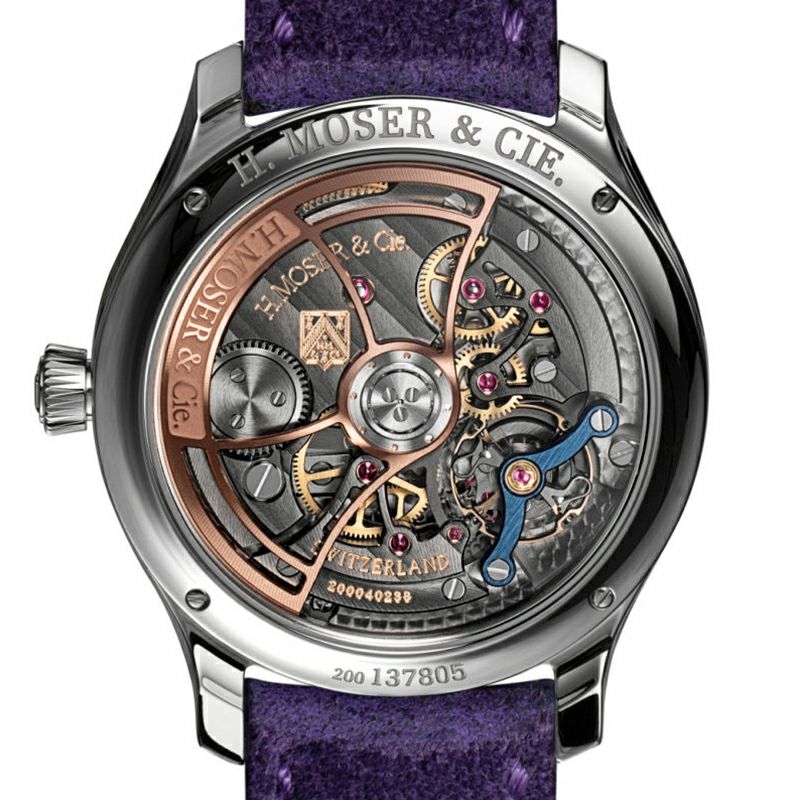 H.Moser ＆ Cie. <br>ENDEAVOUR CENTRE SECONDS CONCEPT PURPLE ENAMEL <br>H.モーザー <br>エンデバー・センターセコンド コンセプト パープルエナメル <br>1201-1200