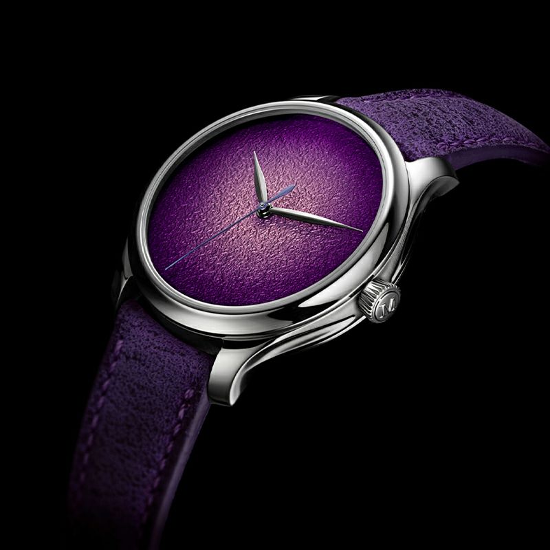 H.Moser ＆ Cie. <br>ENDEAVOUR CENTRE SECONDS CONCEPT PURPLE ENAMEL <br>H.モーザー <br>エンデバー・センターセコンド コンセプト パープルエナメル <br>1201-1200