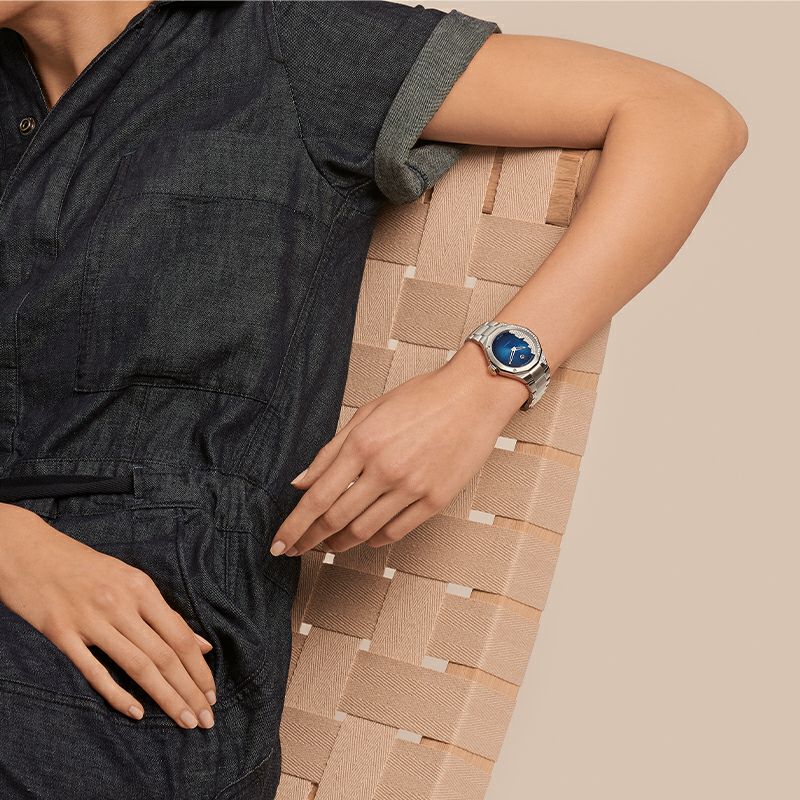 BAUME＆MERCIER Riviera Gradieut Night Blue 10677 ボーム＆メルシエ リビエラ ナイトブルーグラデーション M0A10677