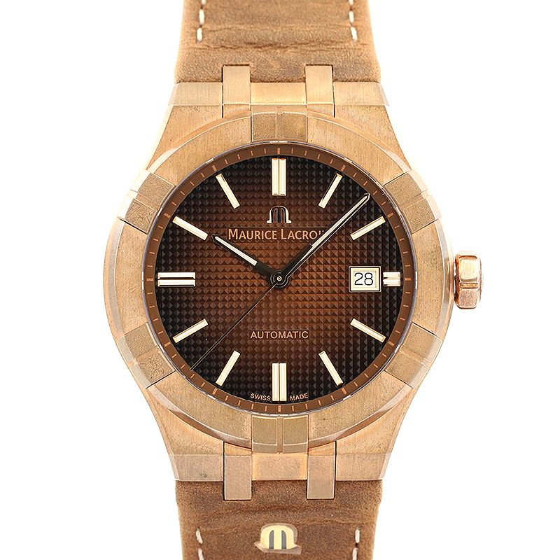 【中古】MAURICE LACROIX AIKON AUTOMATIC BRONZE LIMITED EDITION モーリス・ラクロア アイコン オートマティック ブロンズ 限定モデル AI6008-BRZ01-730-3