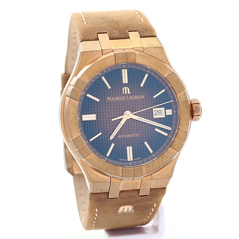 【中古】MAURICE LACROIX AIKON AUTOMATIC BRONZE LIMITED EDITION モーリス・ラクロア アイコン オートマティック ブロンズ 限定モデル AI6008-BRZ01-730-3