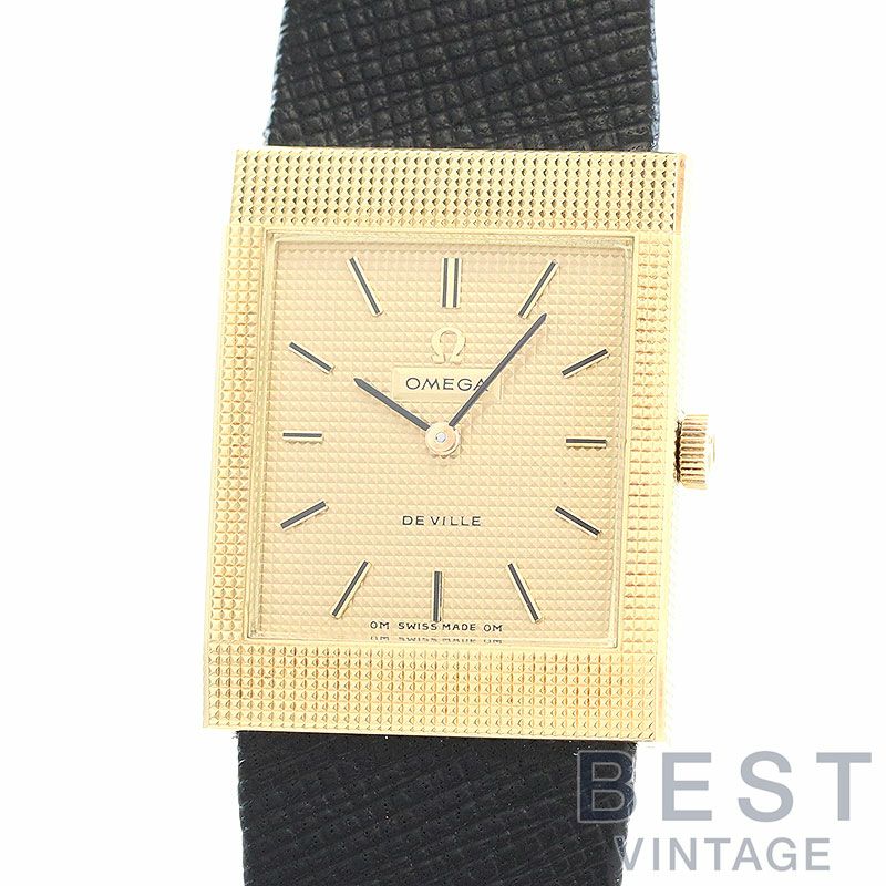 中古】OMEGA DE VILLE SQUARE WATCH オメガ デヴィル スクエア 
