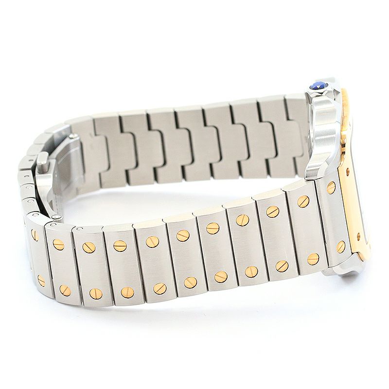 パリ本店購入美品！サントス ドゥ カルティエ MM Cartier カルティエ / CARTIER サントス ドゥ カルティエ MM WSSA0029 シルバー