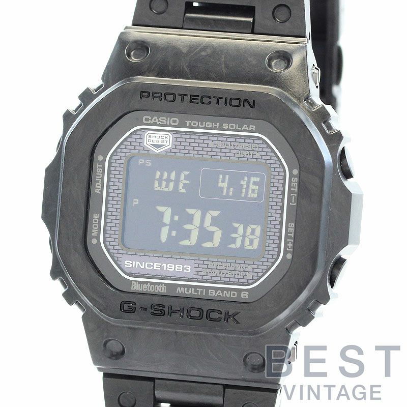 【中古】CASIO G-SHOCK 5000 SERIES 40TH ANNIVERSARY CARBON EDITION カシオ Gショック 5000シリーズ 40周年記念 カーボンエディション GCW-B5000UN-1JR