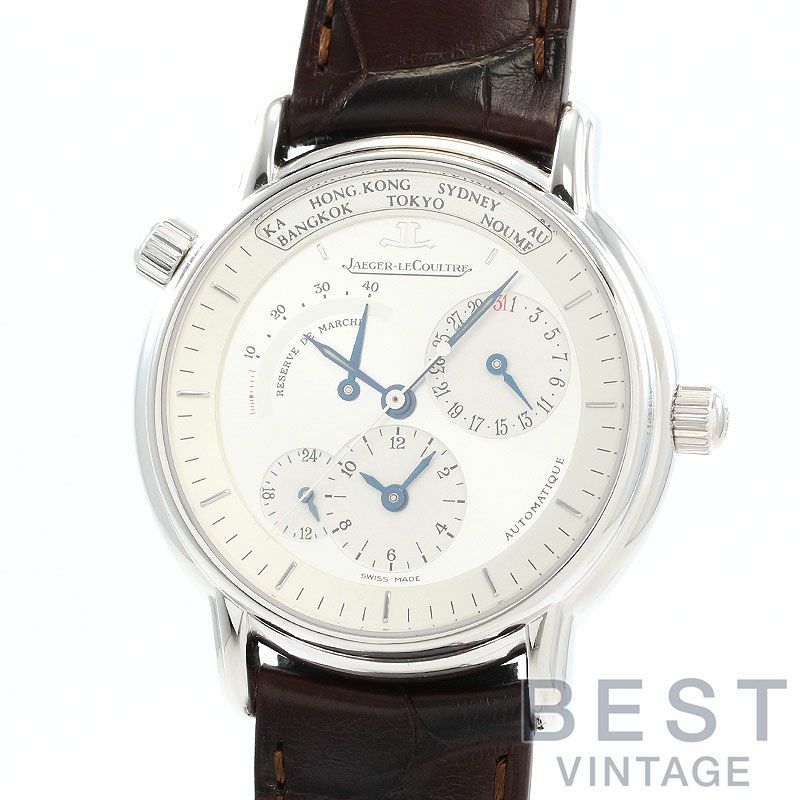 【中古】JAEGER-LECOULTRE GEOGRAPHIC ジャガー・ルクルト ジオグラフィーク QA169601 (169.6.92)